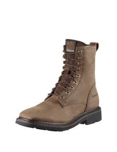 Botas De Trabajo Ariat Cascade 8' Anchos Square Puntera Hombre Marrones | UHWN06912