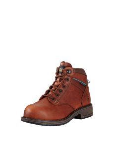 Botas De Trabajo Ariat Casuales Mid Encaje SD Composite Puntera Mujer Marrones | CLGW51786