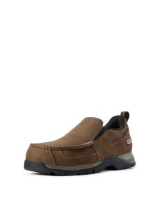 Botas De Trabajo Ariat Edge LTE Slip-On SD Composite Puntera Hombre Marrones Oscuro | ZNHQ08654