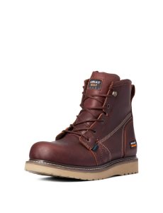 Botas De Trabajo Ariat Rebar Wedge 6' Impermeables Hombre Cobra | YPUD24870