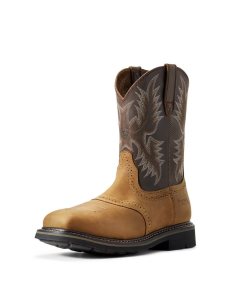 Botas De Trabajo Ariat Sierra Anchos Square Puntera Steel Puntera Hombre Multicolor | NBVC87430