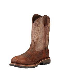 Botas De Trabajo Ariat WorkHog Composite Puntera Hombre Marrones | KXAT15673