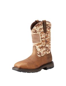 Botas De Trabajo Ariat WorkHog Patriot Hombre Multicolor | MGWI32518