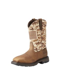 Botas De Trabajo Ariat WorkHog Patriot Steel Puntera Hombre Marrones Camuflaje | TOAH17506