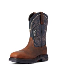 Botas De Trabajo Ariat WorkHog XT Cottonwood Carbon Puntera Hombre Marrones | QOEC14580