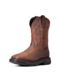 Botas Impermeables Ariat Big Rig Trabajo Hombre Marrones Oscuro | LRMB74082