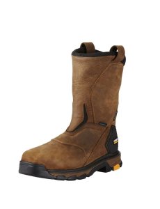 Botas Impermeables Ariat Intrepid Pull-On Composite Puntera Trabajo Hombre Marrones | UWXJ27693