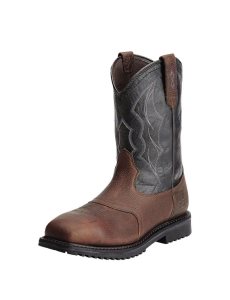 Botas Impermeables Ariat RigTek Anchos Square Puntera Composite Puntera Trabajo Hombre Marrones | IVNE05149