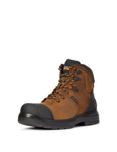 Botas Impermeables Ariat Turbo Outlaw 6' Carbon Puntera Trabajo Hombre Marrones | XBFU26710