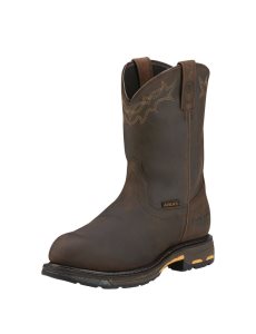 Botas Impermeables Ariat WorkHog Composite Puntera Trabajo Hombre Marrones | FJCY80659