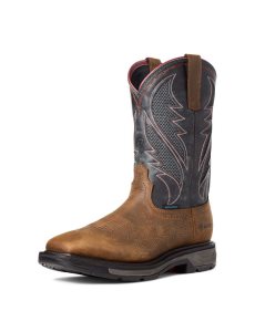 Botas Impermeables Ariat WorkHog XT VentTEK Trabajo Hombre Marrones | JTWC26904