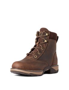 Botas Occidentales Ariat Anthem Round Puntera Lacer Mujer Marrones | OAKB50938