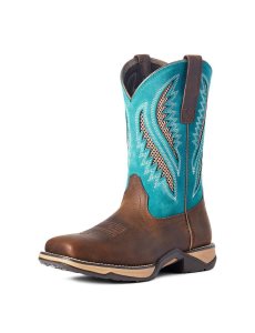 Botas Occidentales Ariat Anthem Venttek Mujer Chocolate | UISM13572