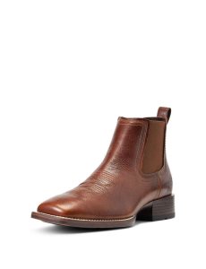 Botas Occidentales Ariat Booker Ultra Hombre Azul Real Marrones | QHFE80692