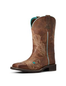 Botas Occidentales Ariat Bright Eyes Ii Mujer Marrones | CGYU38260