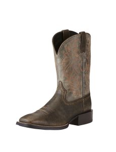 Botas Occidentales Ariat Deporte Anchos Square Puntera Hombre Marrones | NVSK18052