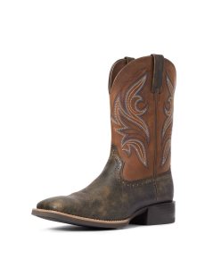 Botas Occidentales Ariat Deporte Knockout Hombre Marrones | ZWAR06891