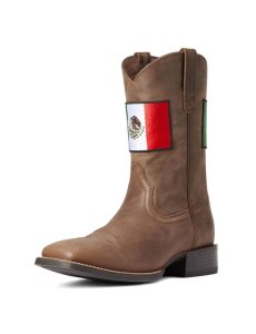 Botas Occidentales Ariat Deporte Orgullo Mexicano Ii Hombre Marrones | GNQW50681