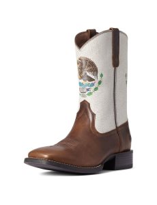 Botas Occidentales Ariat Deporte Orgullo Mexicano Hombre Chocolate | YVDE42109