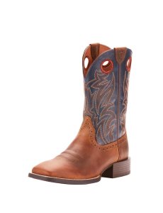 Botas Occidentales Ariat Deporte Sidebet Hombre Marrones | VIUG46813