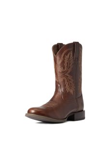 Botas Occidentales Ariat Deporte Stratten Hombre Marrones | NRXB84372