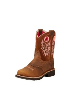 Botas Occidentales Ariat Fatbaby Cowgirl Niños Marrones | NWEO96385