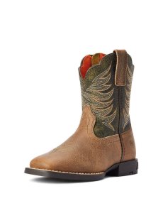 Botas Occidentales Ariat Firecatcher Niños Marrones | KBHW54763