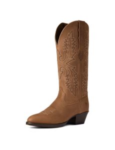 Botas Occidentales Ariat Heritage Elastic Anchos Calf Mujer Marrones | SIYJ65042