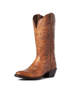 Botas Occidentales Ariat Heritage R Puntera Mujer Cobra Marrones | MSKJ76589