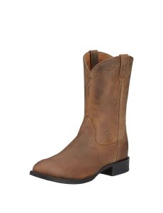 Botas Occidentales Ariat Heritage Roper Hombre Marrones | TBIX80324