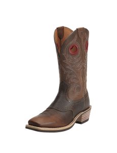 Botas Occidentales Ariat Heritage Roughstock Anchos Square Puntera Hombre Marrones | AWJT76910