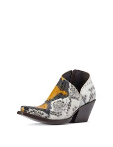 Botas Occidentales Ariat Jolene Mujer Amarillo Serpent | QMXC98156