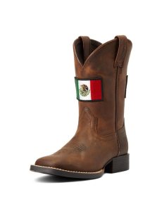 Botas Occidentales Ariat Orgullo Mexicano Ii Niños Marrones | WVXK23047