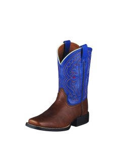 Botas Occidentales Ariat Quickdraw Niños Marrones | DMFZ87405