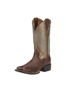 Botas Occidentales Ariat Round Up Anchos Square Puntera Mujer Marrones | WRTU84613