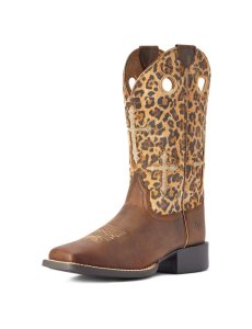 Botas Occidentales Ariat Round Up Crossroads Mujer Marrones | VOSM37805