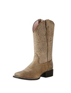 Botas Occidentales Ariat Round Up Remuda Mujer Marrones | ECNY89463