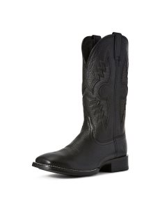 Botas Occidentales Ariat Solado Venttek Hombre Negras Gris Oscuro | DYBO80657