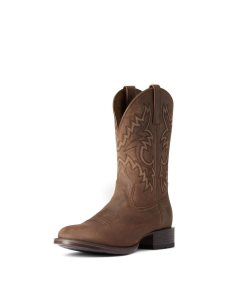 Botas Occidentales Ariat Stockman Ultra Hombre Marrones | NZHR12839