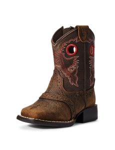 Botas Occidentales Ariat Stompers Beaumont Niños Marrones | FEJA26753