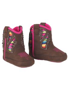 Botas Occidentales Ariat Stompers Flora Niños Marrones | EHVQ14703