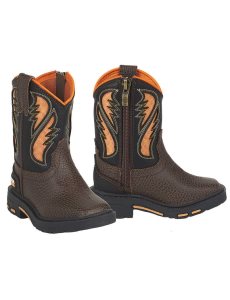 Botas Occidentales Ariat Stompers Intrepid Niños Marrones | PBQX56240