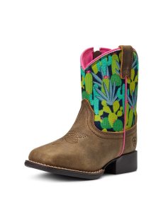 Botas Occidentales Ariat Stompers Roswell Niños Marrones | WVPK28604