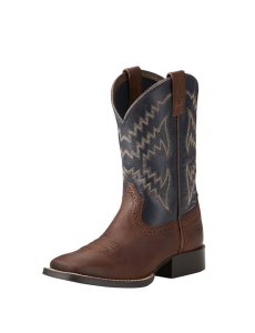 Botas Occidentales Ariat Tycoon Niños Marrones | RYQG25609