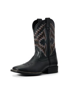 Botas Occidentales Ariat Tycoon Niños Negras | WHCY40963