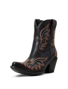 Botines Ariat Chandler Western Mujer Negras | MVHS19247