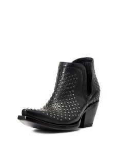 Botines Ariat Dixon Studs Western Mujer Negras | TRNJ52370