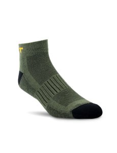 Calcetines Ariat High Performance Quarter Crew Tek Trabajo 3PCS Mujer Verde Oliva | ZJHK87415