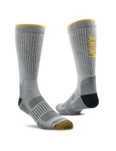 Calcetines Ariat High Performance Tek Trabajo 2PCS Hombre Gris | IUWF92857