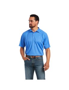 Camisa Polo Ariat AC Hombre Azules | HTBL67192